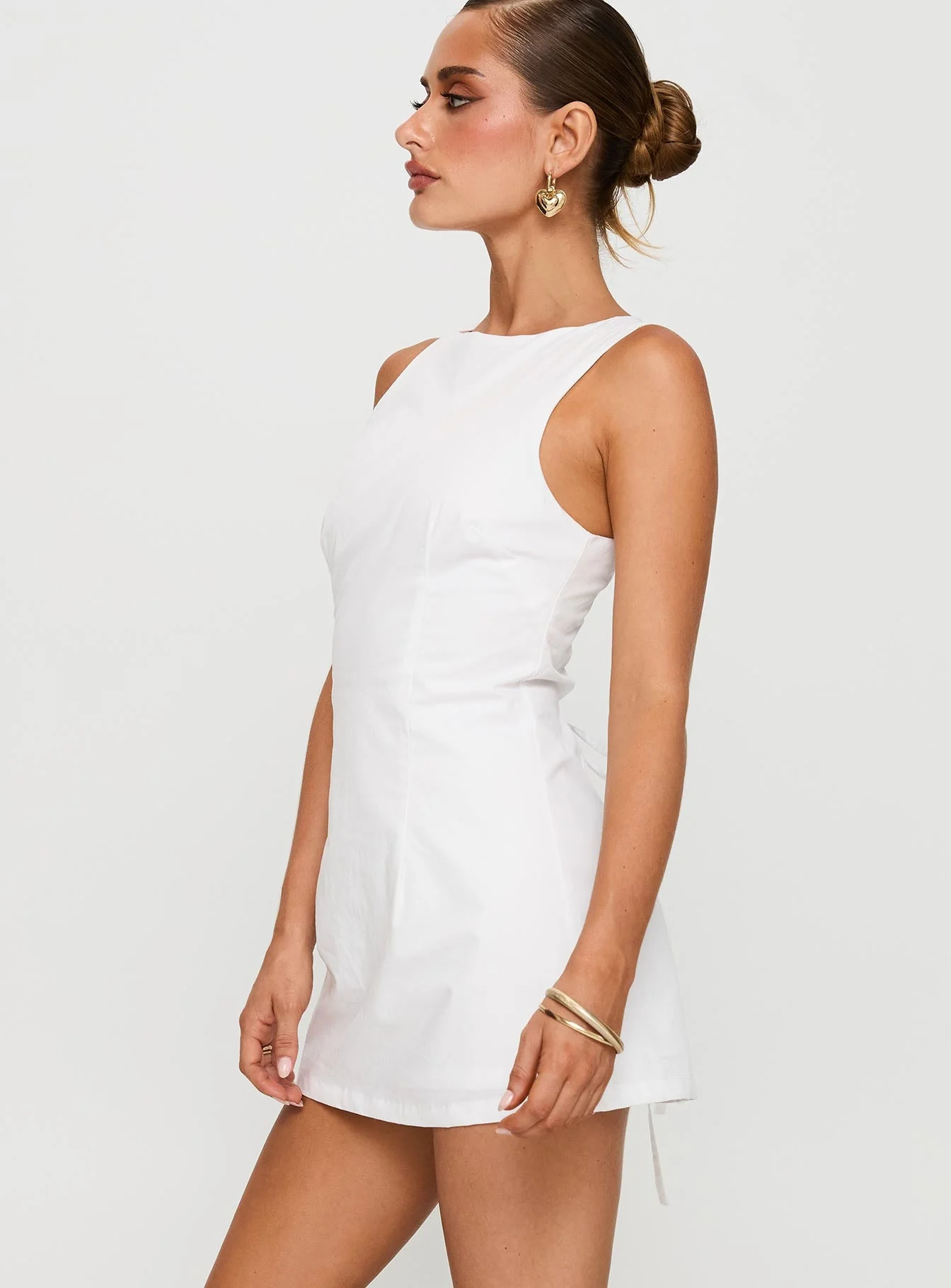 Yumiko Playsuit White Tall - Image 4